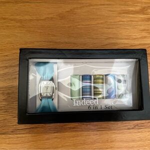 6-in-1 Indeed Women Interchangeable Watch Set – Brand New!